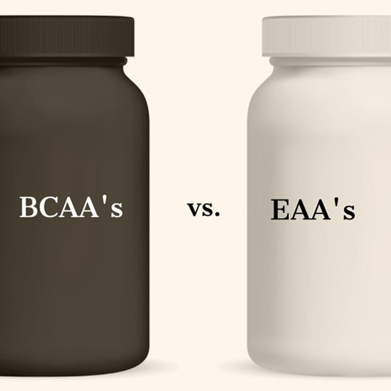 Graphic of Supplement bottles with BCAA's and EAA's