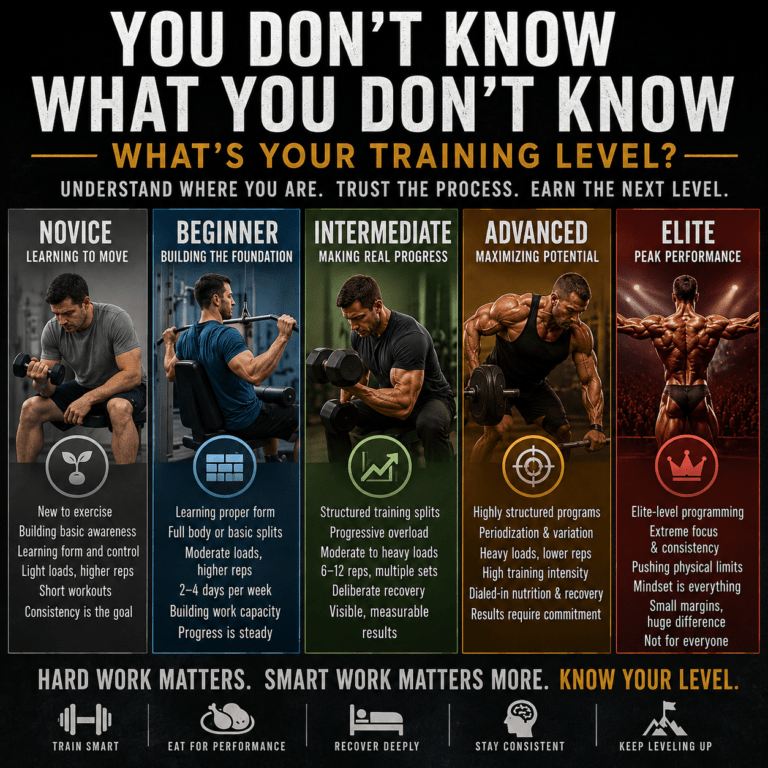 What's your training level?